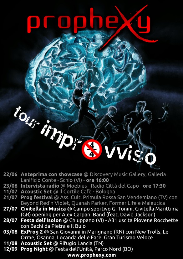 PropheXy - Flyer tour improvviso